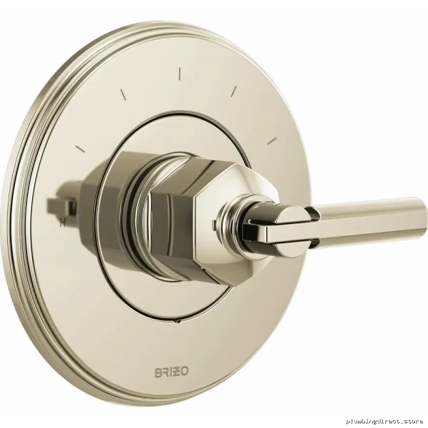 Thermostatic Shower Valve Trim Kit Polished Nickel Lever - Brizo HL6676-PN