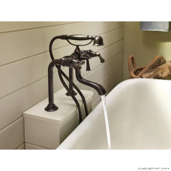 Polished Nickel Tub Filler Extension Kit for Deck-Mounted Showers – Brizo RP - Image 3