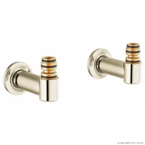 Polished Nickel Wall-Mounted Tub Filler Unions - Modern Shower Design T71764-PN Brizo