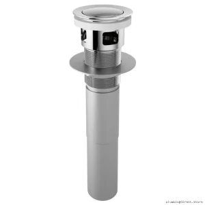 Pop-Up Drain with Push Button Activation & Overflow Feature – Brushed Nickel Brizo