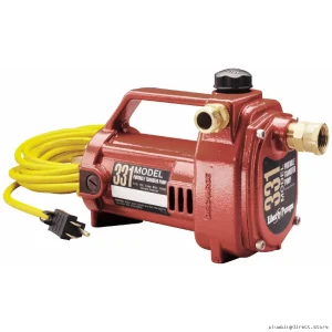 Portable 1/2 HP 115V Garden Hose Transfer Pump with Connectors 331 Liberty