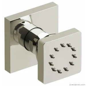 Practical Single-Function Square Body Spray - Polished Nickel 350PN RIOBEL