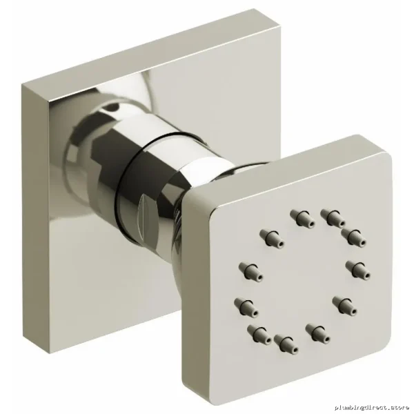 Practical Single-Function Square Body Spray - Polished Nickel 350PN RIOBEL