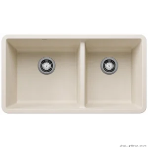 Precis U 1.75 Bowl Undermount Silgranit Sink - Soft White & Durable