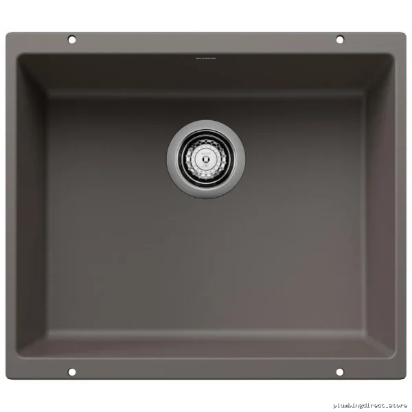 Precis U 1 Undermount Silgranit Bowl Sink - Volcano Gray 402927 Blanco - Image 2