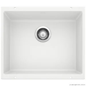 Precis U1 Bowl Undermount Silgranit Sink - Sleek White Design 401704