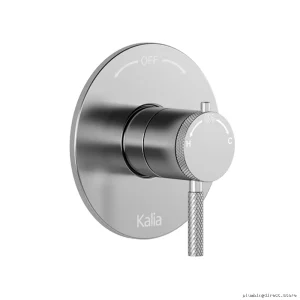 Preciso Round Dual Function Shower Diverter Valve Modern Chrome Finish - 105508-110 Kalia