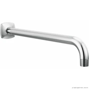 Premium Brizo Chrome Shower Arm & Flange - 13" Wall Mount