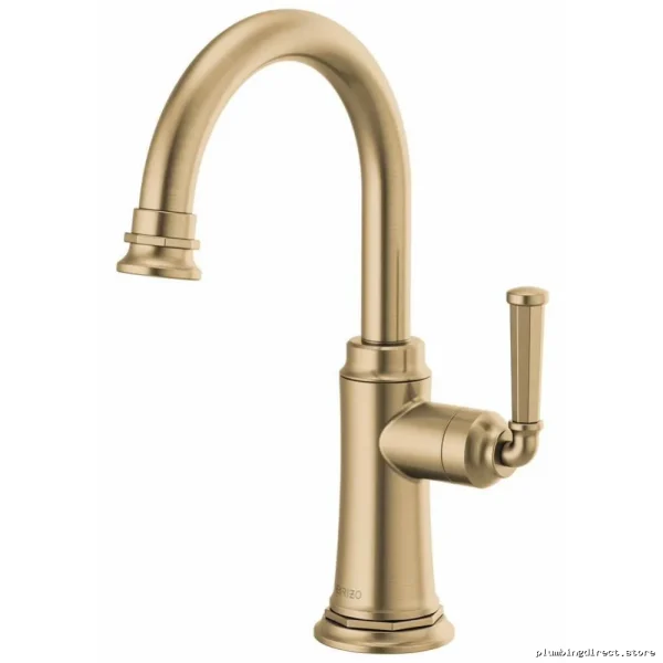 Premium Brizo Rook Beverage Faucet in Luxe Gold Finish