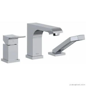 Premium Chrome Bath Faucet - Zendo Deck Mount TZO16C