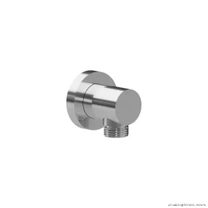 Chrome Round Electrical Wall Outlet by Kalia - Model 102847-110