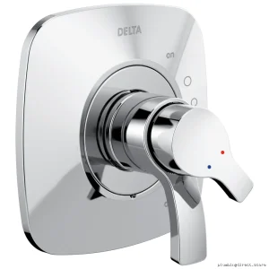 Tesla TempAssure 17T Series Premium Valve Trim - Chrome T17T052 Delta