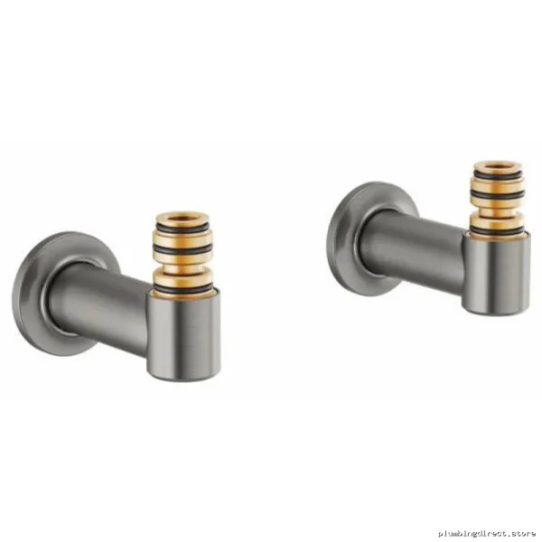 Premium Steel Wall Mount Tub Filler Connectors - Durable T71764-SL Brizo