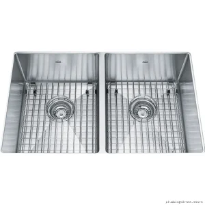 Premium Kindred Double Bowl Sink with Grids Stainless