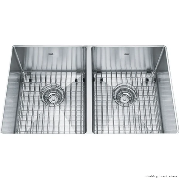 Premium Kindred Double Bowl Sink with Grids Stainless
