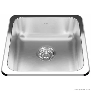 Premium Kindred Stainless Steel Bar Prep Sink 16-1/8 Drop-In
