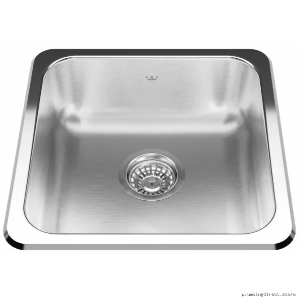 Premium Kindred Stainless Steel Bar Prep Sink 16-1/8 Drop-In