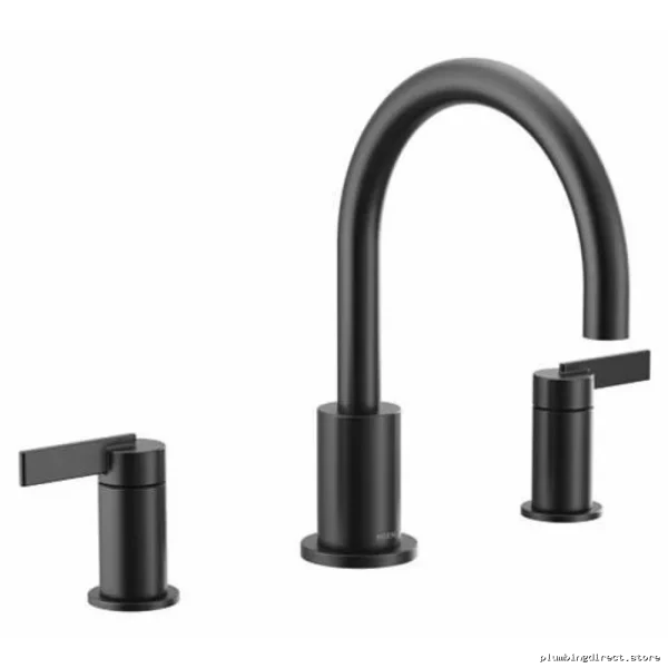 Cia Roman Premium Matte Black Tub Faucet Trim - T6223BL Moen