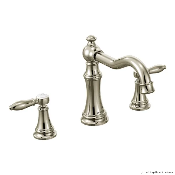 Premium Moen Weymouth Nickel Roman Bathtub Faucet