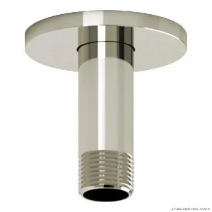 Premium Polished Nickel Ceiling Shower Arm with Escutcheon