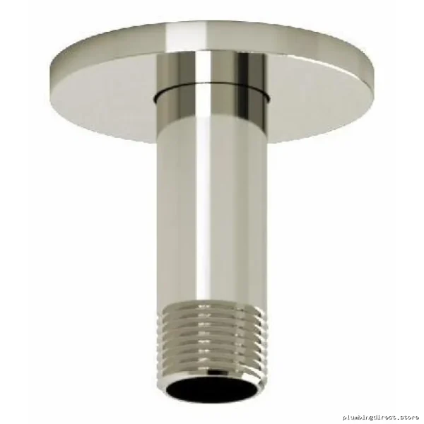 Premium Polished Nickel Ceiling Shower Arm with Escutcheon