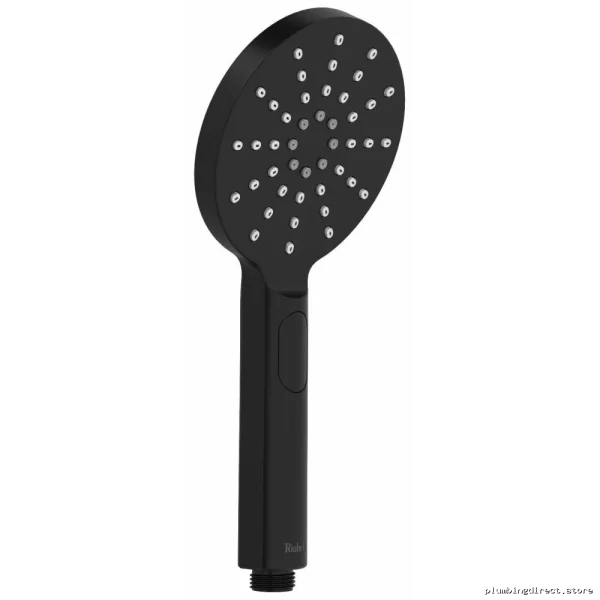 Premium RIOBEL Black Handheld Shower with Dual Spray Settings