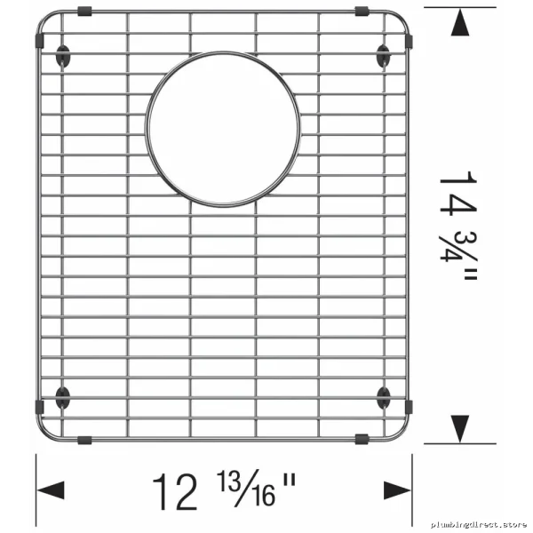 Premium Stainless Steel Sink Grid Fits Formera U Bar 402253 Blanco