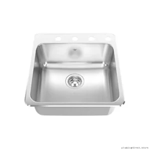 Premium Stainless Steel Sink - Kindred Drop-In with Grid