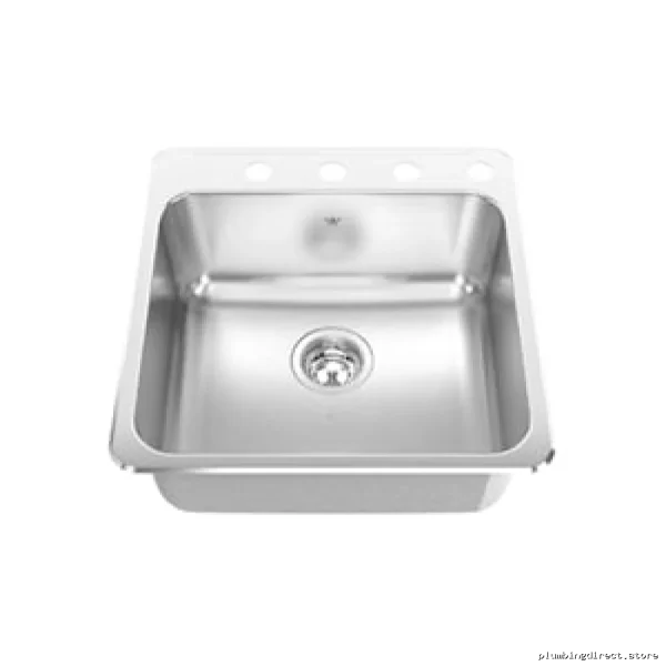Premium Stainless Steel Sink - Kindred Drop-In with Grid