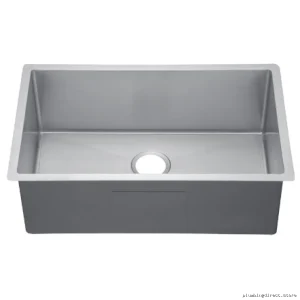 Excalibur 1 Bowl Undermount Sink - Premium Stainless Steel