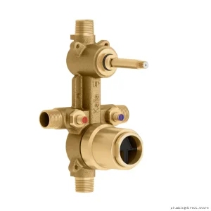 Pressure Balance Rough-In Valve with Dual Port Diverter & Half-NPT Thread