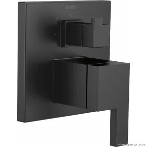 Pressure Balanced Shower Trim with Triple Function Diverter & Matte Black Finish