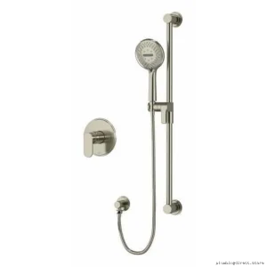 Pressure-Balanced Showerhead Faucet with Brushed Nickel Finish - RIOBEL AA54BN Model