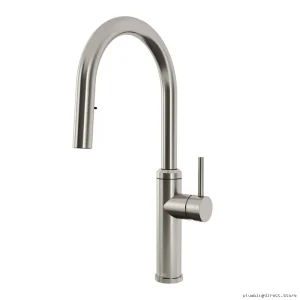 Pull-Down Spray Stainless Steel Kitchen Faucet with PVD Finish - Enora Series