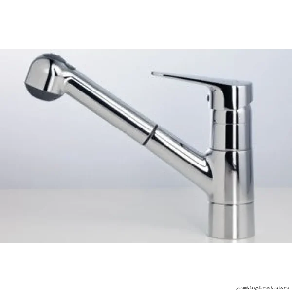 Kindred Chrome Pull-Out Spray Kitchen Faucet KFPOS100