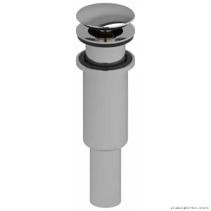 Push Drain Overflow Prevention - Chrome DL170C RIOBEL