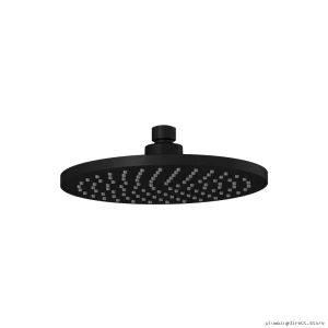 Matte Black Full-Coverage Rain Showerhead – Quick Install