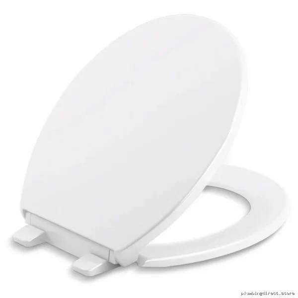 Brevia Quick-Release Round Front Toilet Seat - White Replacement for Kohler 4775-0 - Image 2
