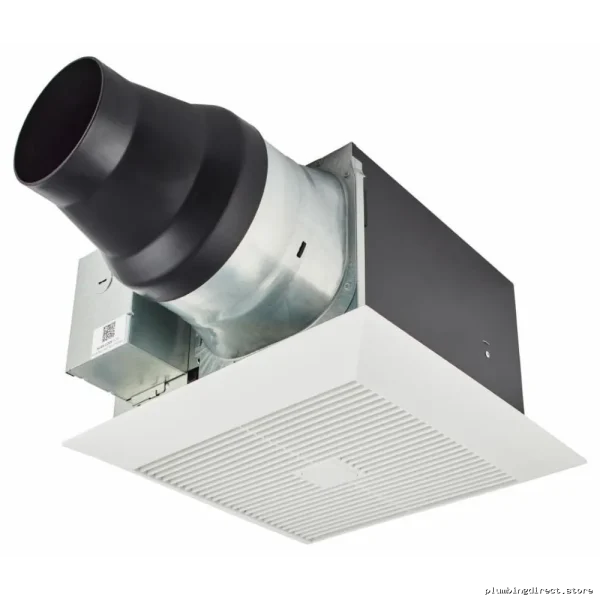 Quiet High-CFM Energy-Efficient Bathroom Exhaust Fan With Whisper Technology