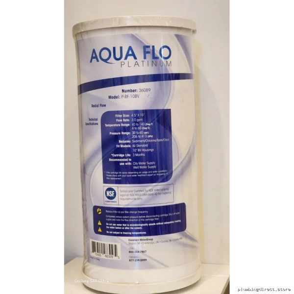 4.5x10 Radial Carbon Filter Cartridge P-RF-10BV for Water Purification