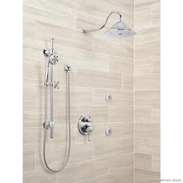 1-Setting Raincan Chrome Shower Head - Delta Aerodynamic Design RP72568