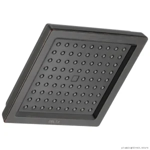 Raincan 1-Setting Venetian Bronze Delta Shower Head - Durable Classic Design