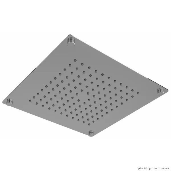10-Setting Rain/Square Multi-Spray Chrome Showerhead - RIOBEL 480C Luxury Model