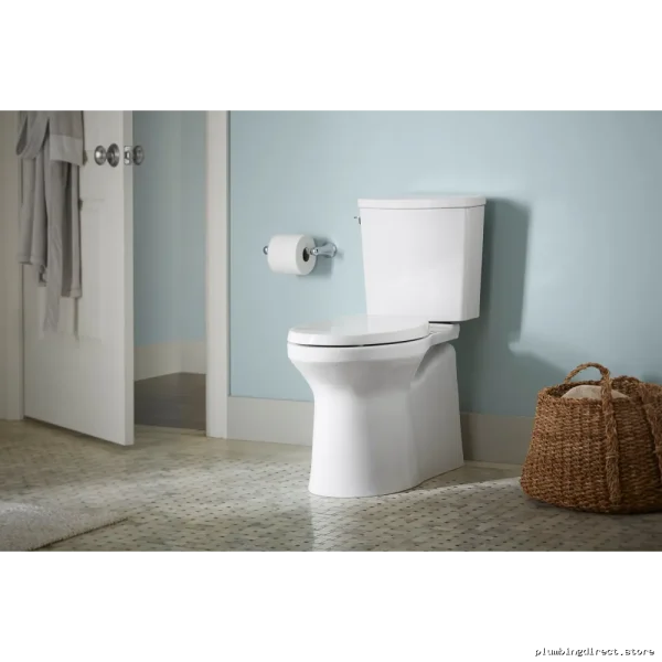 Reveal Soft-Close Elongated Toilet Lid in White for Kohler #4k Models - Image 2