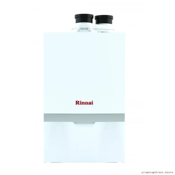 High-Efficiency Wall-Mounted Combi Boiler 160k BTU Condensing - White M160CN Model Rinnai - Image 2