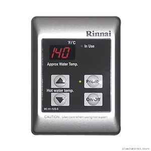 Rinnai Silver MC-91-2S Digital Thermostat for Precise Temperature Control