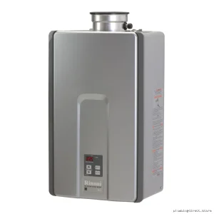 Rinnai RL75IN 180K BTU Tankless Gas Water Heater - Silver