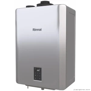 Rinnai RX199IN 199K BTU Tankless Water Heater 11.1 GPM Silver Condensing