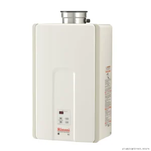 Rinnai V65IN Natural Gas Tankless Water Heater - 150k BTU White Non-Condensing Model