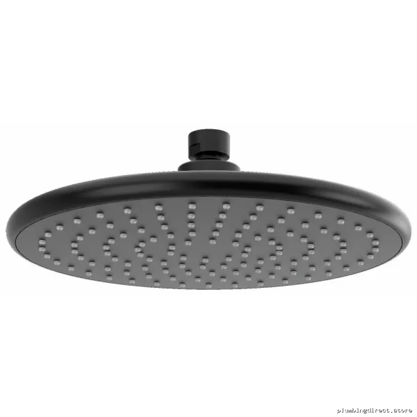 Riobel Pro Black 9-Inch Rainshower Head P428BK - Luxury Bath Experience